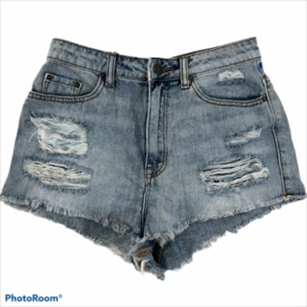 BDG High Rise Distressed Shorts